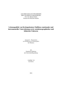 dissertation uni regensburg medizin